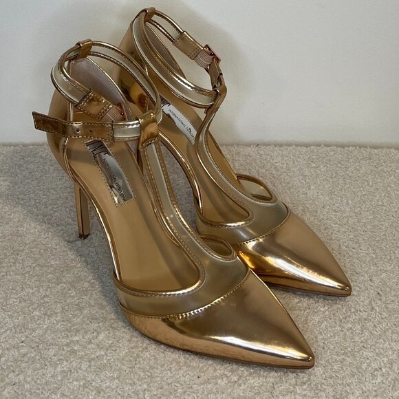 INC International Concepts Shoes - INC | Kaeley T-Strap Pumps | Rose Gold